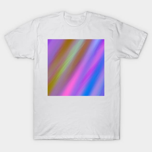 BLUE PURPLE BROWN ABSTRACT TEXTURE T-Shirt by Artistic_st